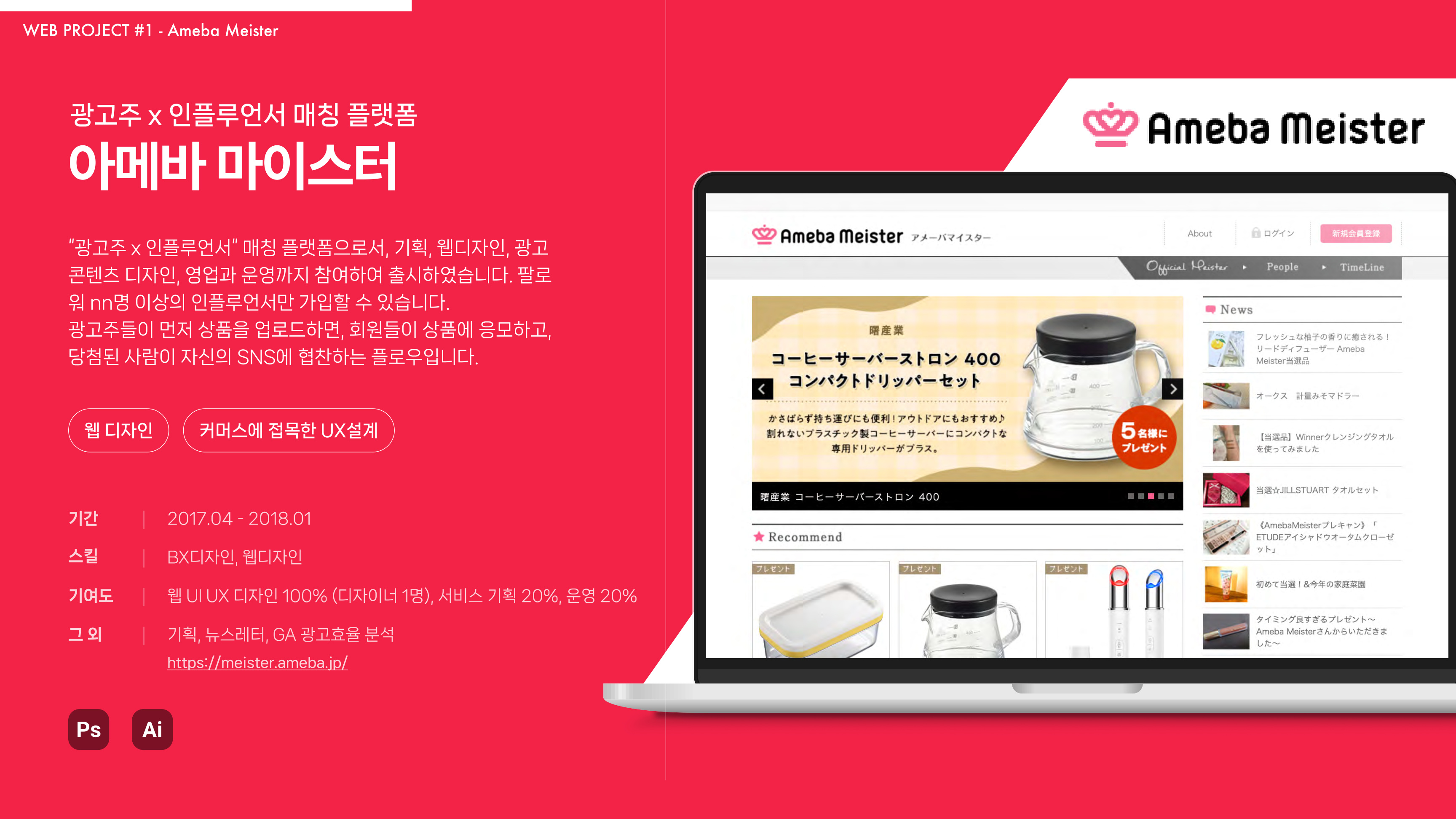Ameba Meister 소개